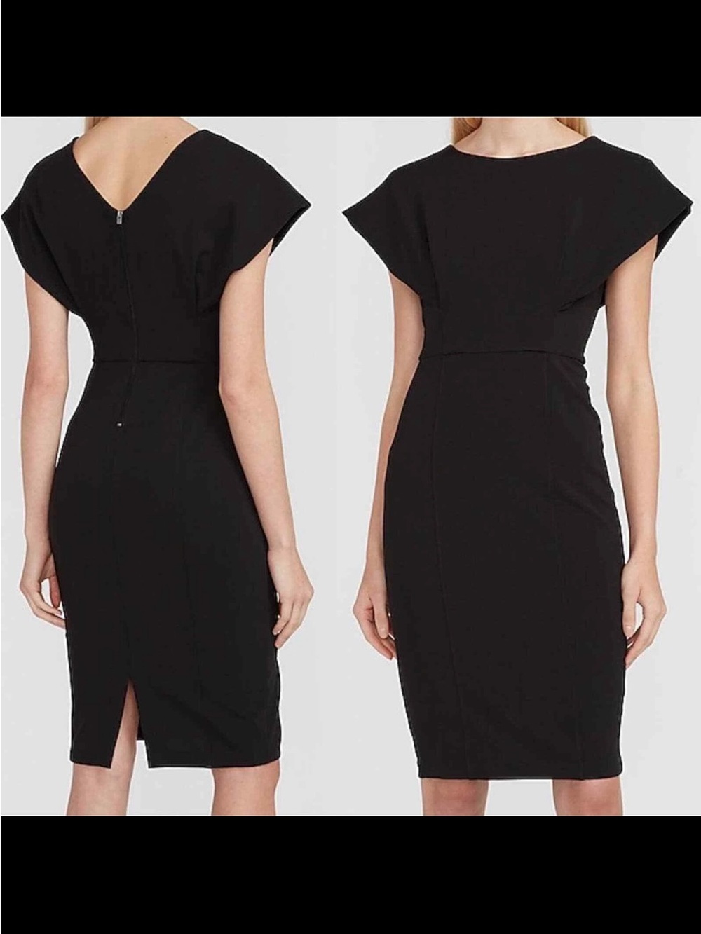 NWT - Express Cap-Sleeve Sheath Dress - Large